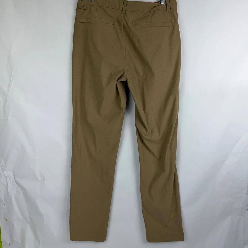 WRST‎ ATHLETIC Mens Tan Khaki Golf Casual Pants Chinos Trousers W32 L34